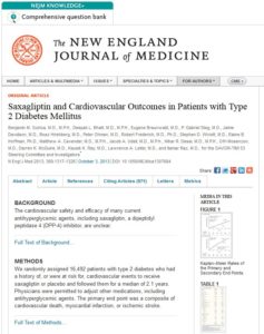 New England Journal of Medicine Onglyza