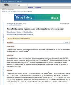 Pseudotumor cerebri lawsuit 