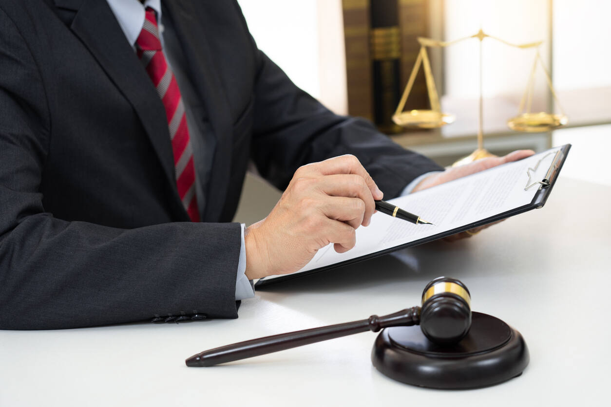Legal professional working on a case, symbolizing the dedicated services of San Diego slip and fall injury lawyers for victims.